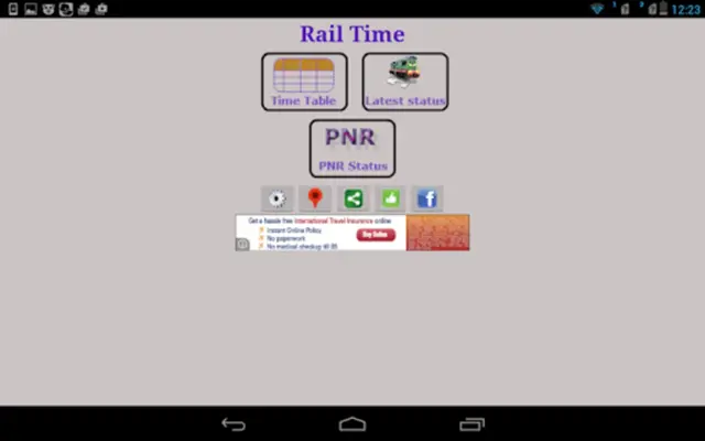 RailTime android App screenshot 0