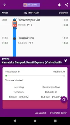 RailTime android App screenshot 4