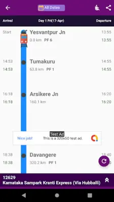 RailTime android App screenshot 5