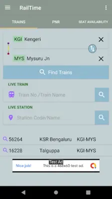 RailTime android App screenshot 8